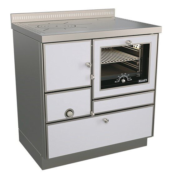 Holzherd Rizzoli - Serie RE mit Backofen - RE 80 - 8  kW - Variant