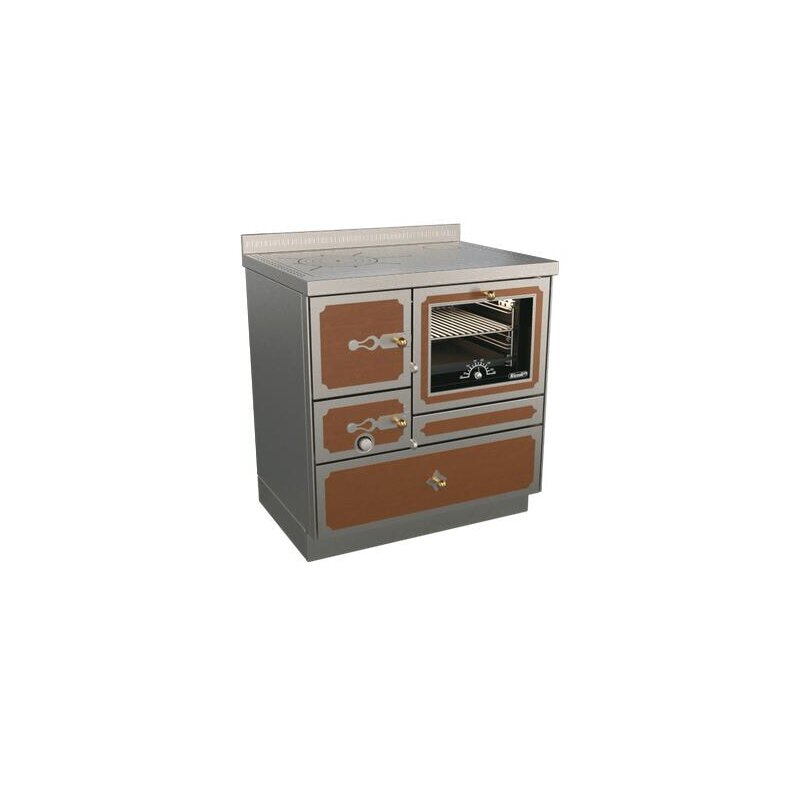 Holzherd Rizzoli - Serie RE mit Backofen - RE 80 - 8  kW - Epoka