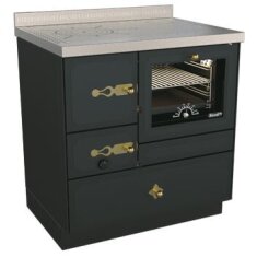 Holzherd Rizzoli - Serie RE mit Backofen - RE 80 - 8  kW - Epoka