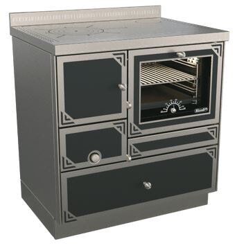 Holzherd Rizzoli - Serie RE mit Backofen - RE 80 - 8  kW - Epoka