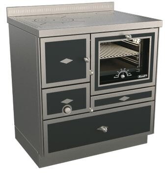 Holzherd Rizzoli - Serie RE mit Backofen - RE 80 - 8  kW - Epoka
