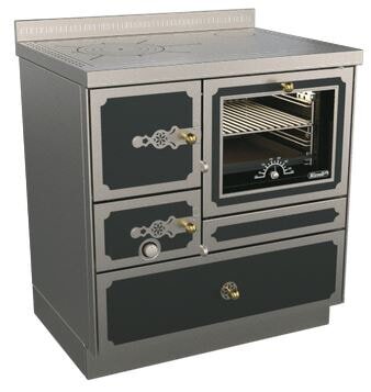 Holzherd Rizzoli - Serie RE mit Backofen - RE 80 - 8  kW - Epoka