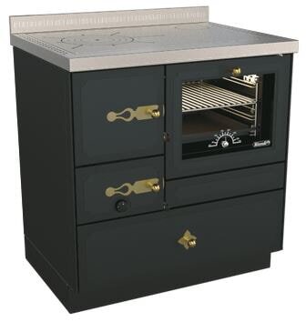 Holzherd Rizzoli - Serie RE mit Backofen - RE 80 - 8  kW - Epoka