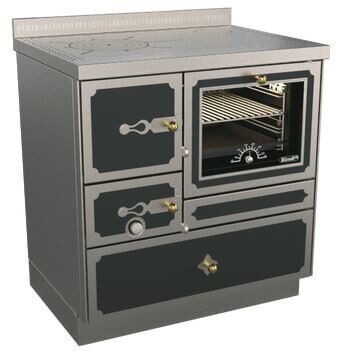 Holzherd Rizzoli - Serie RE mit Backofen - RE 80 - 8  kW - Epoka