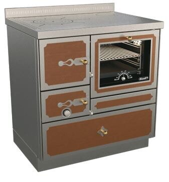 Holzherd Rizzoli - Serie RE mit Backofen - RE 80 - 8  kW - Epoka
