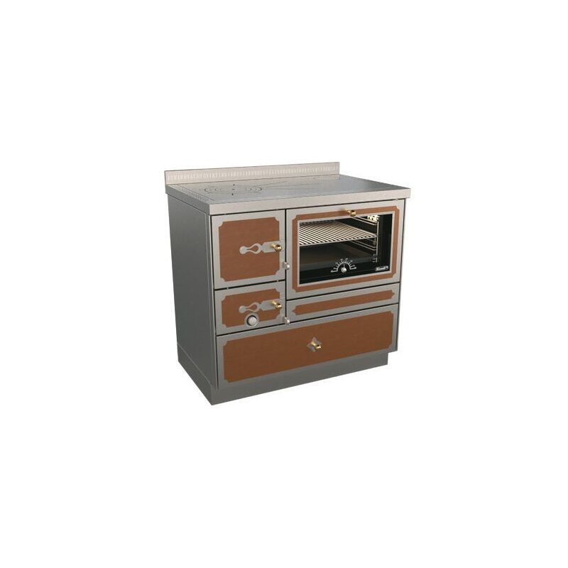 Holzherd Rizzoli - Serie RE mit Backofen - RE 90 - 8  kW - Epoka