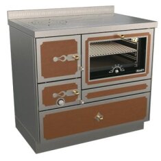 Holzherd Rizzoli - Serie RE mit Backofen - RE 90 - 8  kW - Epoka