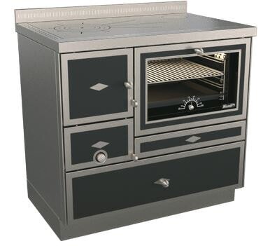 Holzherd Rizzoli - Serie RE mit Backofen - RE 90 - 8  kW - Epoka