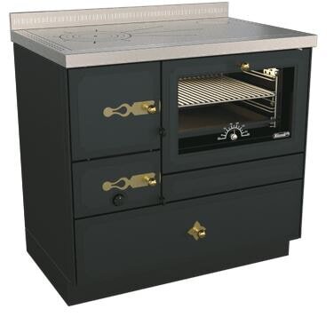 Holzherd Rizzoli - Serie RE mit Backofen - RE 90 - 8  kW - Epoka