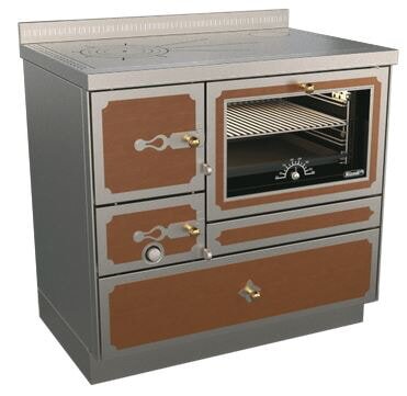 Holzherd Rizzoli - Serie RE mit Backofen - RE 90 - 8  kW - Epoka