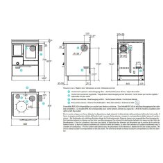Holzherd Rizzoli - Serie RVE mit Backofen - RVE 60 - 8 kW - Variant