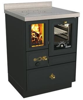 Holzherd Rizzoli - Serie RVE mit Backofen - RVE 60 - 8 kW - Epoka