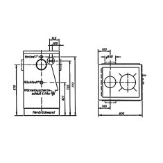 Wamsler Zentralheizungsherd wassergeführt K 158 - 22 kW