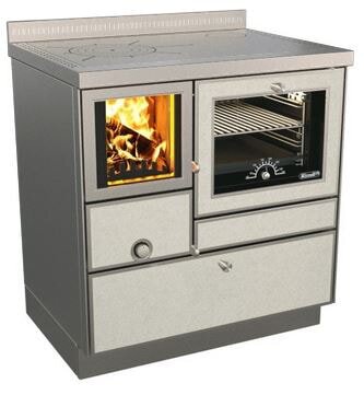 Holzherd Rizzoli - Serie RVE mit Backofen - RVE 80 - 8 kW - Variant