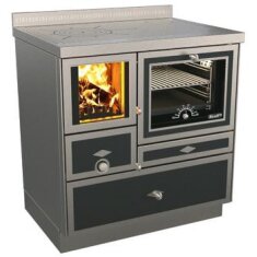 Holzherd Rizzoli - Serie RVE mit Backofen - RVE 80 - 8 kW...