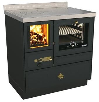 Holzherd Rizzoli - Serie RVE mit Backofen - RVE 80 - 8 kW - Epoka
