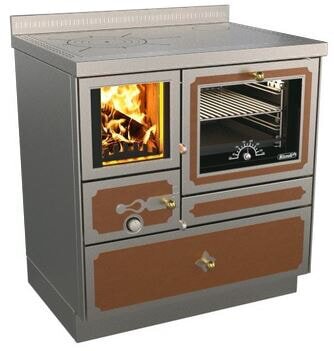 Holzherd Rizzoli - Serie RVE mit Backofen - RVE 80 - 8 kW - Epoka