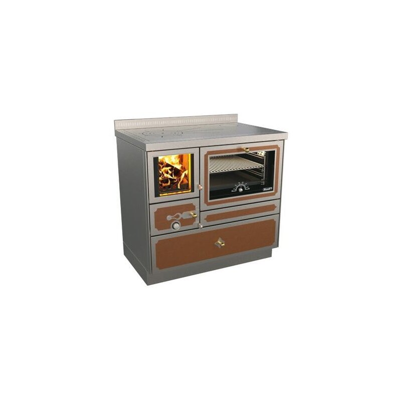 Holzherd Rizzoli - Serie RVE mit Backofen - RVE 90 - 8 kW - Epoka