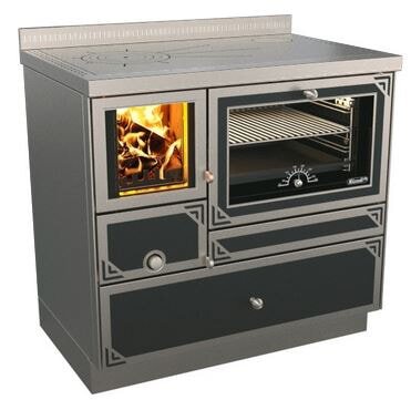 Holzherd Rizzoli - Serie RVE mit Backofen - RVE 90 - 8 kW - Epoka