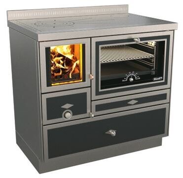 Holzherd Rizzoli - Serie RVE mit Backofen - RVE 90 - 8 kW - Epoka