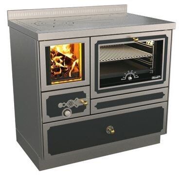 Holzherd Rizzoli - Serie RVE mit Backofen - RVE 90 - 8 kW - Epoka