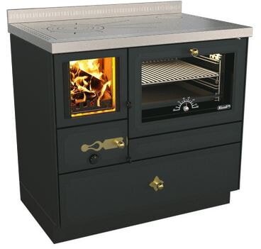 Holzherd Rizzoli - Serie RVE mit Backofen - RVE 90 - 8 kW - Epoka