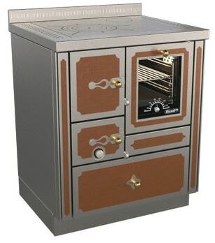 Holzherd Rizzoli - Serie RI mit Backofen - RI 70 - 8 kW - Epoka