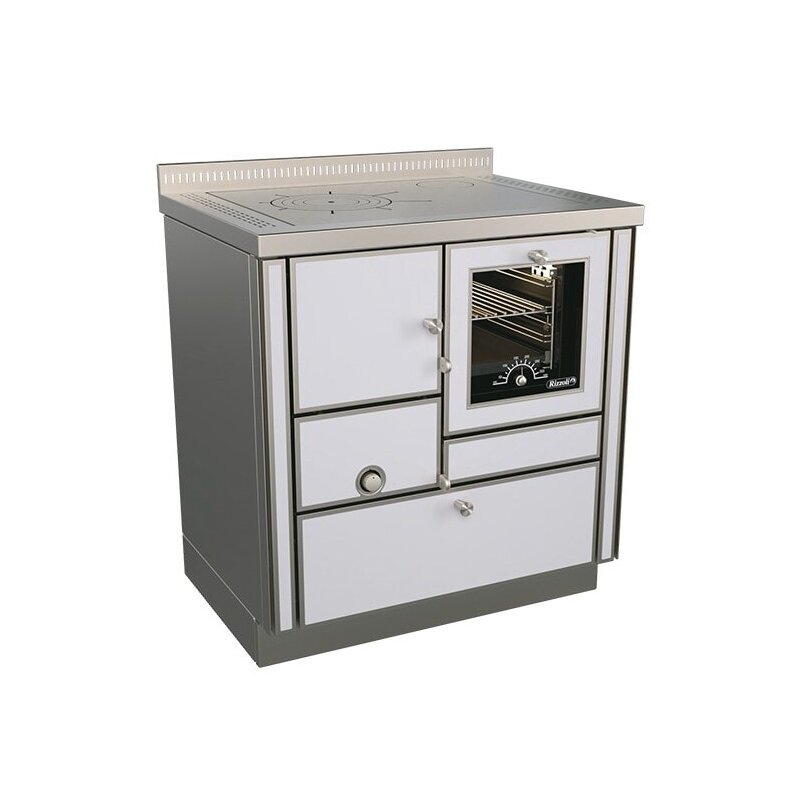 Holzherd Rizzoli - Serie RI mit Backofen - RI 80 - 8  kW - Variant