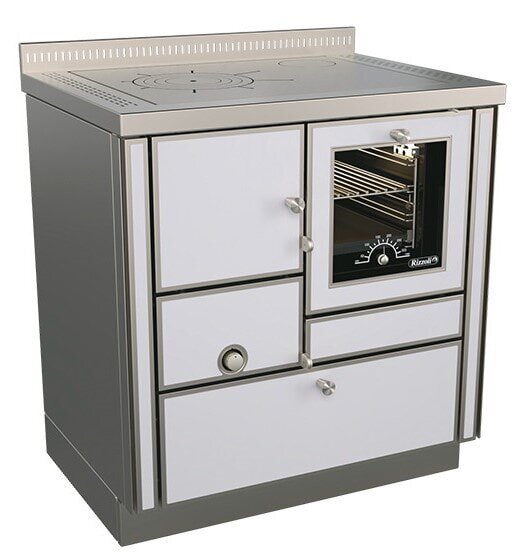 Holzherd Rizzoli - Serie RI mit Backofen - RI 80 - 8  kW - Variant