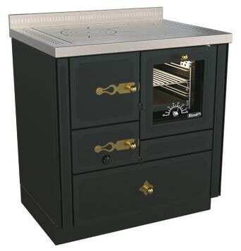 Holzherd Rizzoli - Serie RI mit Backofen - RI 80 - 8  kW - Epoka