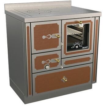 Holzherd Rizzoli - Serie RI mit Backofen - RI 80 - 8  kW - Epoka