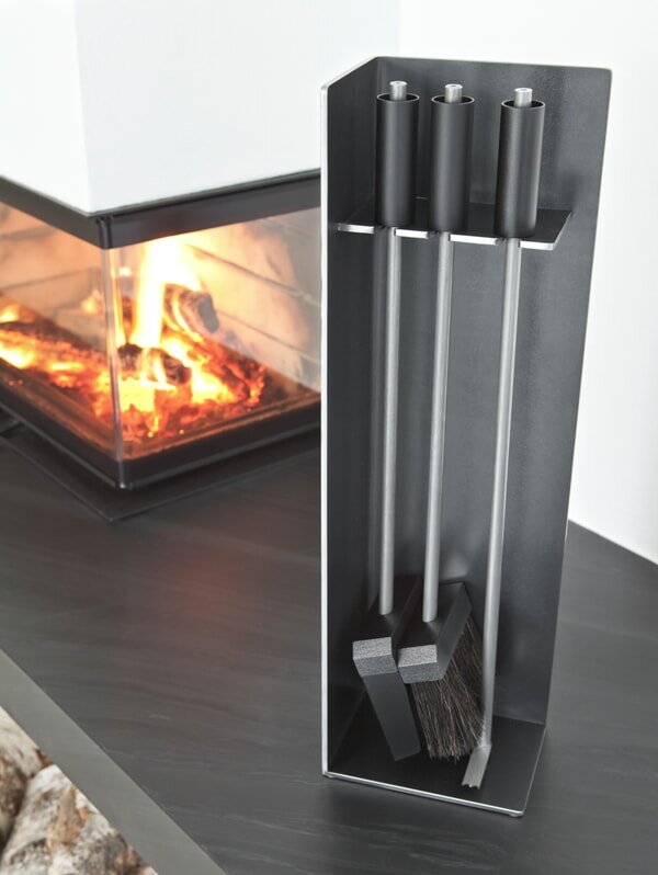Kaminbesteck Red Anvil - Jazz 3 - Mattschwarz