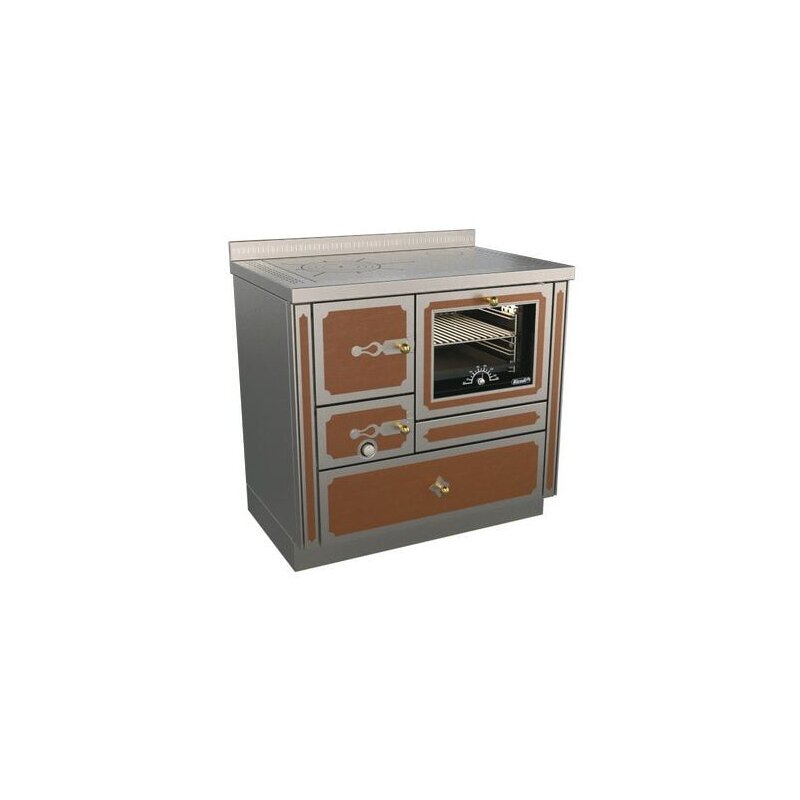 Holzherd Rizzoli - Serie RI mit Backofen - RI 90 - 8  kW - Epoka