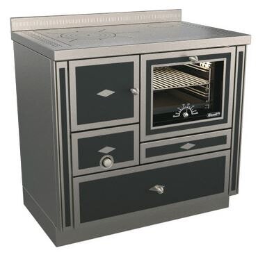 Holzherd Rizzoli - Serie RI mit Backofen - RI 90 - 8  kW - Epoka