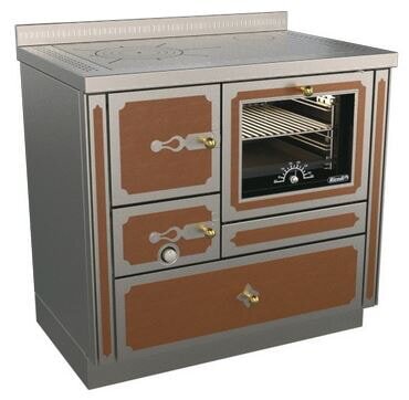 Holzherd Rizzoli - Serie RI mit Backofen - RI 90 - 8  kW - Epoka