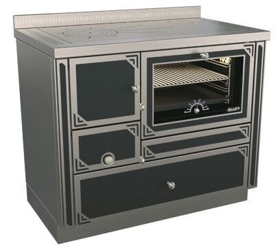 Holzherd Rizzoli - Serie RI mit Backofen - RI 100 - 8  kW - Epoka