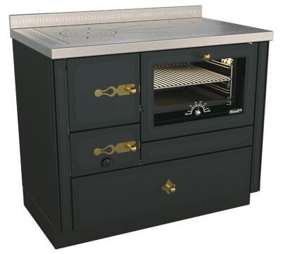 Holzherd Rizzoli - Serie RI mit Backofen - RI 100 - 8  kW - Epoka