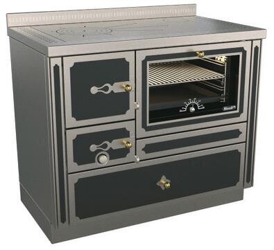 Holzherd Rizzoli - Serie RI mit Backofen - RI 100 - 8  kW - Epoka