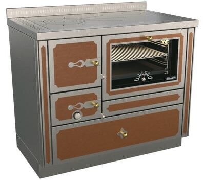 Holzherd Rizzoli - Serie RI mit Backofen - RI 100 - 8  kW - Epoka