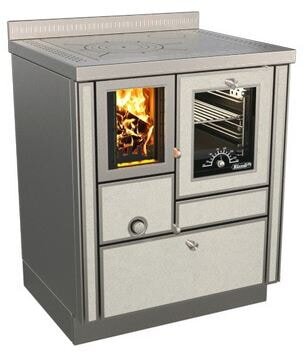 Holzherd Rizzoli - Serie RVI mit Backofen - RVI 70 - 8  kW -  Variant