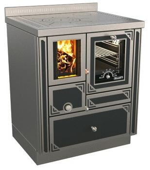 Holzherd Rizzoli - Serie RVI mit Backofen - RVI 70 - 8 kW - Epoka