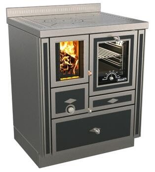 Holzherd Rizzoli - Serie RVI mit Backofen - RVI 70 - 8 kW - Epoka