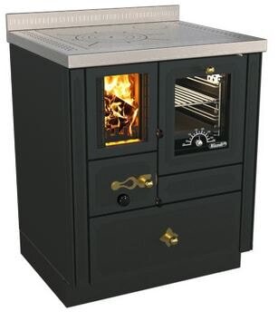 Holzherd Rizzoli - Serie RVI mit Backofen - RVI 70 - 8 kW - Epoka