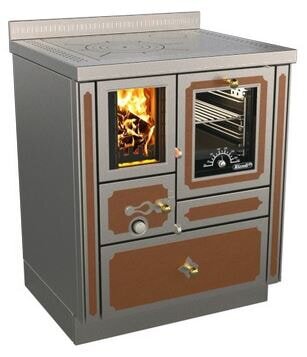 Holzherd Rizzoli - Serie RVI mit Backofen - RVI 70 - 8 kW - Epoka