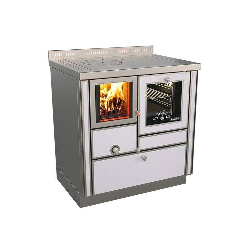 Holzherd Rizzoli - Serie RVI mit Backofen - RVI 80 - 8  kW - Variant