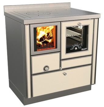 Holzherd Rizzoli - Serie RVI mit Backofen - RVI 80 - 8  kW - Variant
