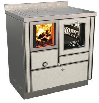 Holzherd Rizzoli - Serie RVI mit Backofen - RVI 80 - 8  kW - Variant