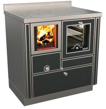 Holzherd Rizzoli - Serie RVI mit Backofen - RVI 80 - 8  kW - Variant