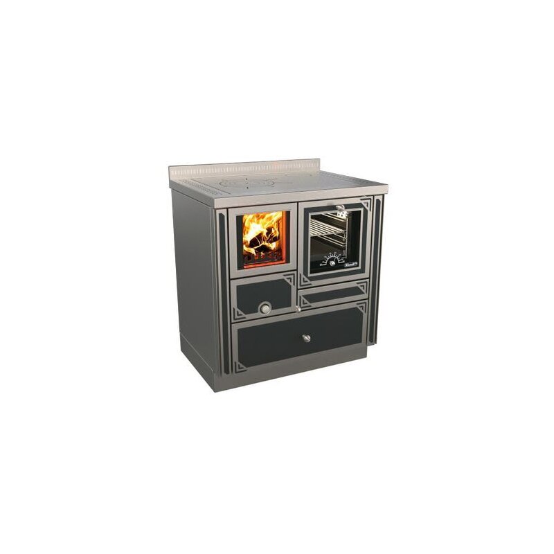 Holzherd Rizzoli - Serie RVI mit Backofen - RVI 80 - 8 kW - Epoka