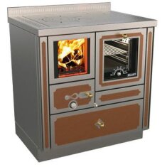 Holzherd Rizzoli - Serie RVI mit Backofen - RVI 80 - 8 kW - Epoka